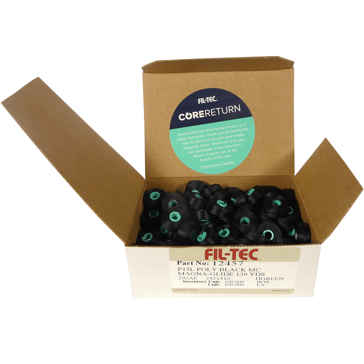 Style L Magnetic Core Pre Wound Bobbins Magna Glide – For Commercial Machines - View 2