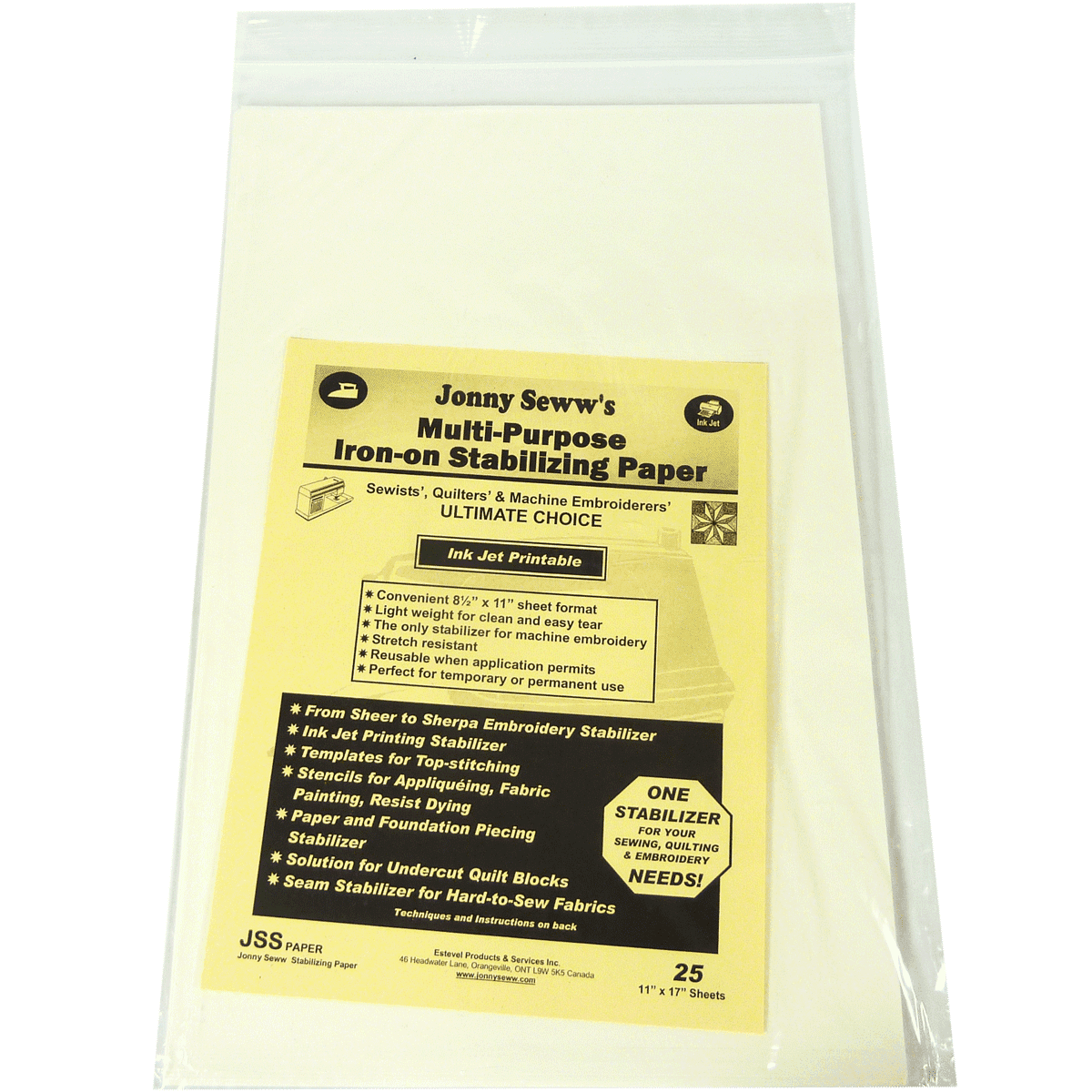 Multi-Purpose Iron-on Stabilizing Paper - View 2