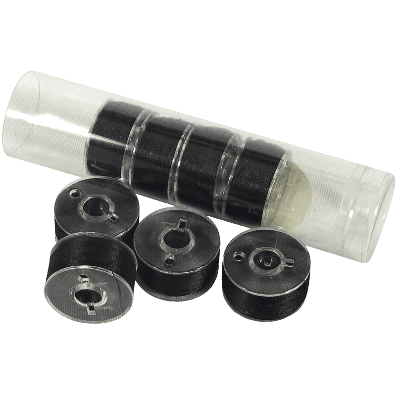 Clear-Glide Bobbins Class 15/A 60wt. – 8 bobbins/tube – For Domestic Machines - View 2