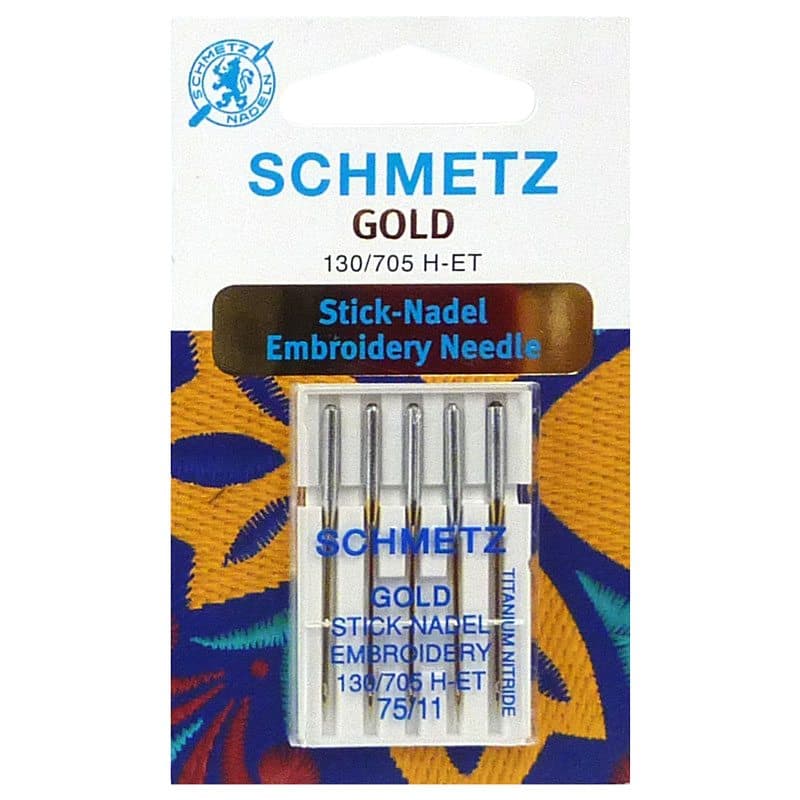 GOLD Embroidery Needle Schmetz - View 1