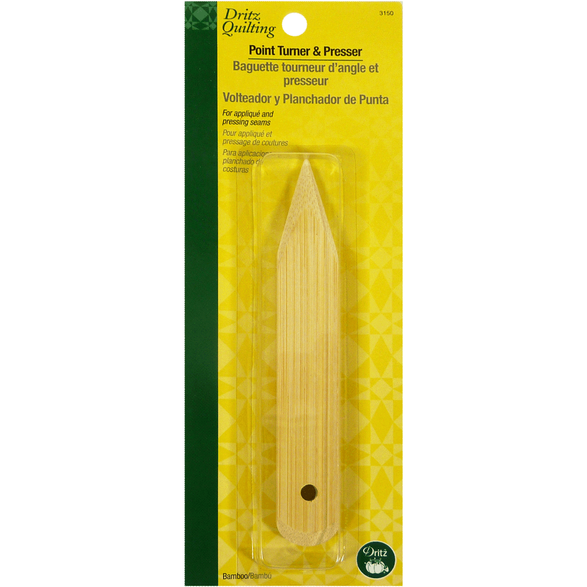 Bamboo Point Turner & Presser – Dritz Quilting - View 1