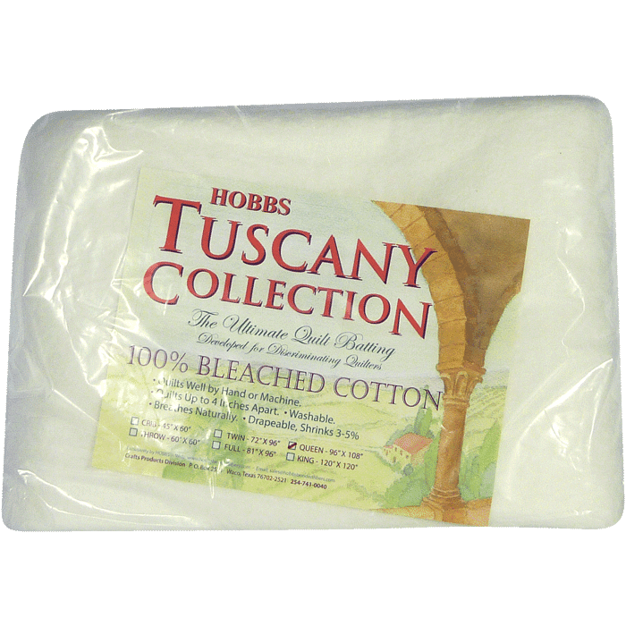 Tuscany Collection 100% Bleached Cotton Batting - View 1