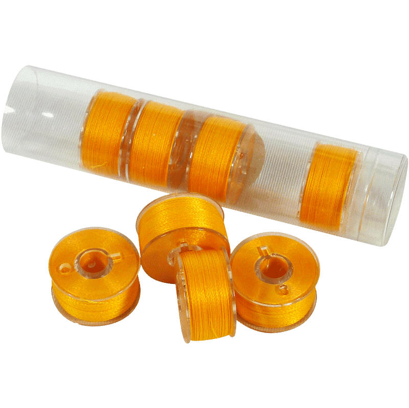 Clear-Glide Bobbins Class 15/A 60wt. – 8 bobbins/tube – For Domestic Machines - View 3
