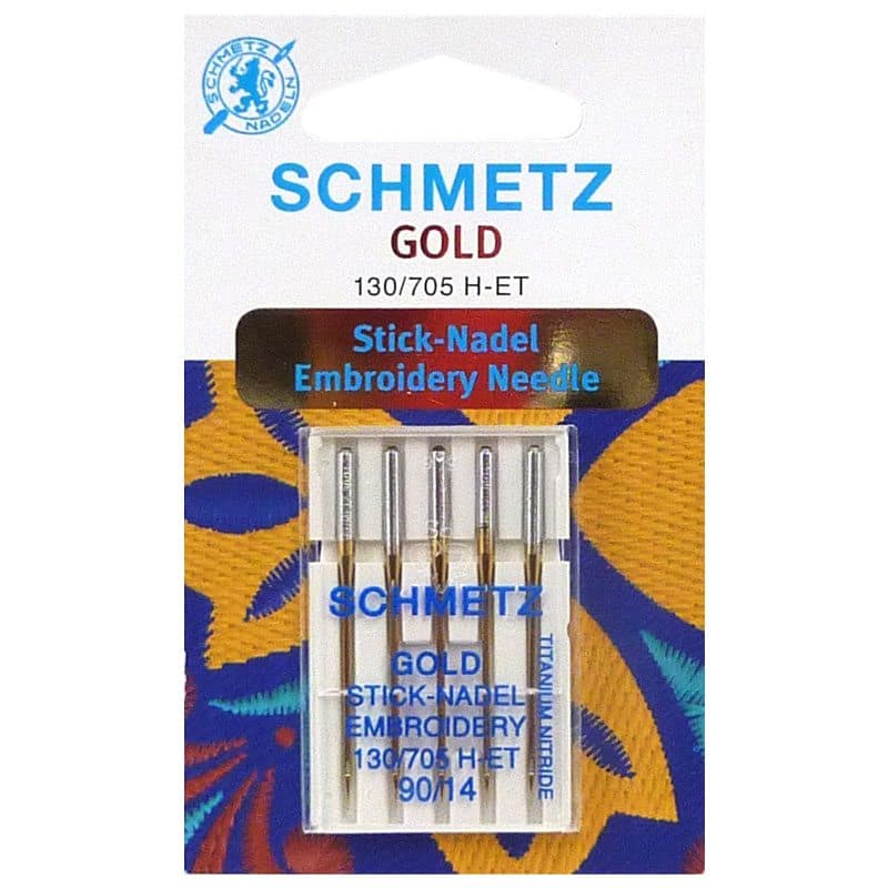 GOLD Embroidery Needle Schmetz - View 2