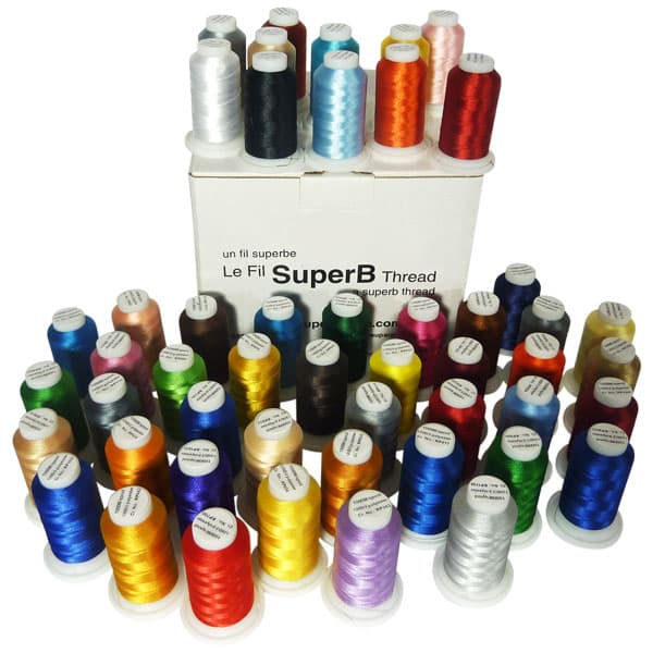 SuperB Embroidery Thread 1000m - View 1