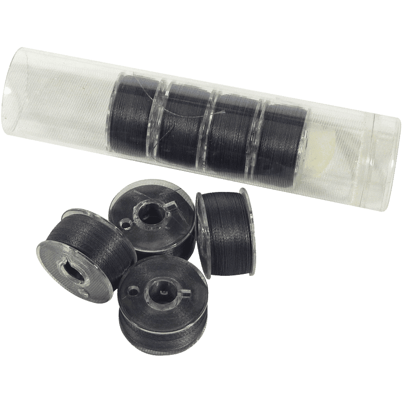 Clear-Glide Bobbins Class 15/A 60wt. – 8 bobbins/tube – For Domestic Machines - View 8