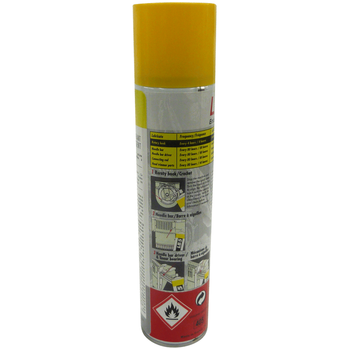 LB5 Embroidery Machine Spray Lubricant - View 1