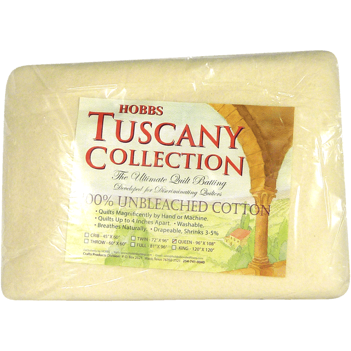 Tuscany Collection 100% Unbleached Cotton Batting - View 1