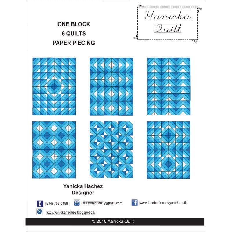 One Block, 6 Quilts - Paper piecing - View 1