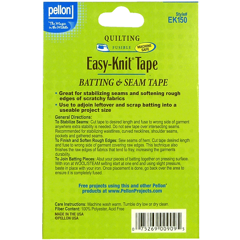 White Easy-Knit Tape - View 1