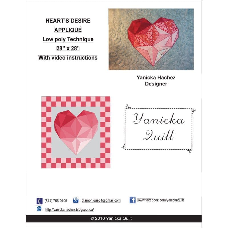 Heart's Desire Applique - View 1