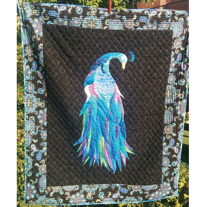 The Peacock - Applique - View 2