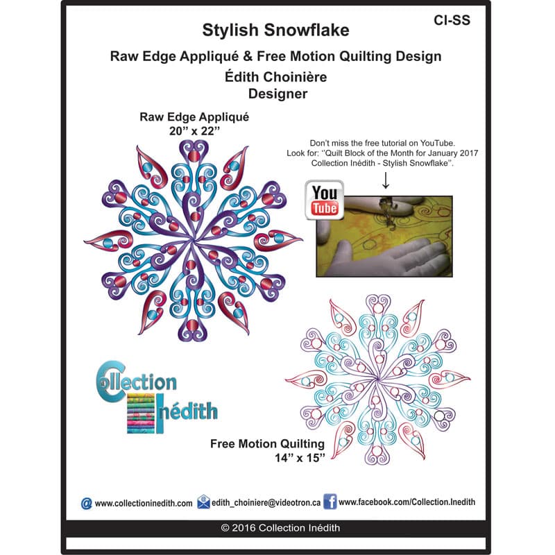 Stylish Snowflake January 2017 - View 2