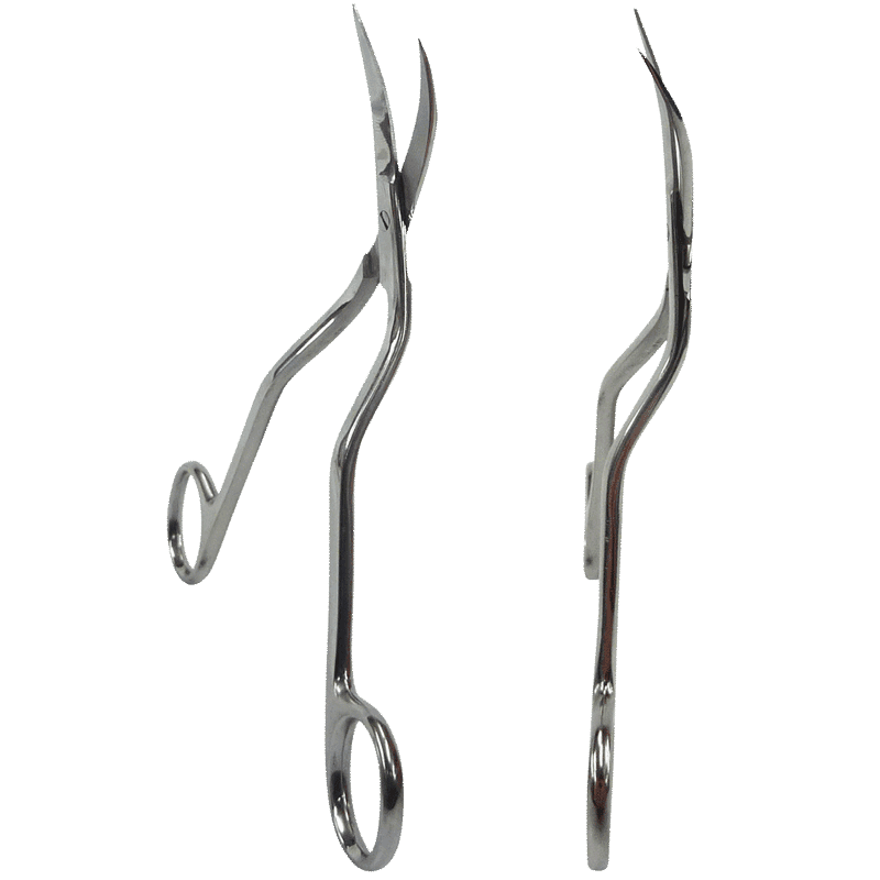 Doubled Curved Embroidery Scissors - View 2