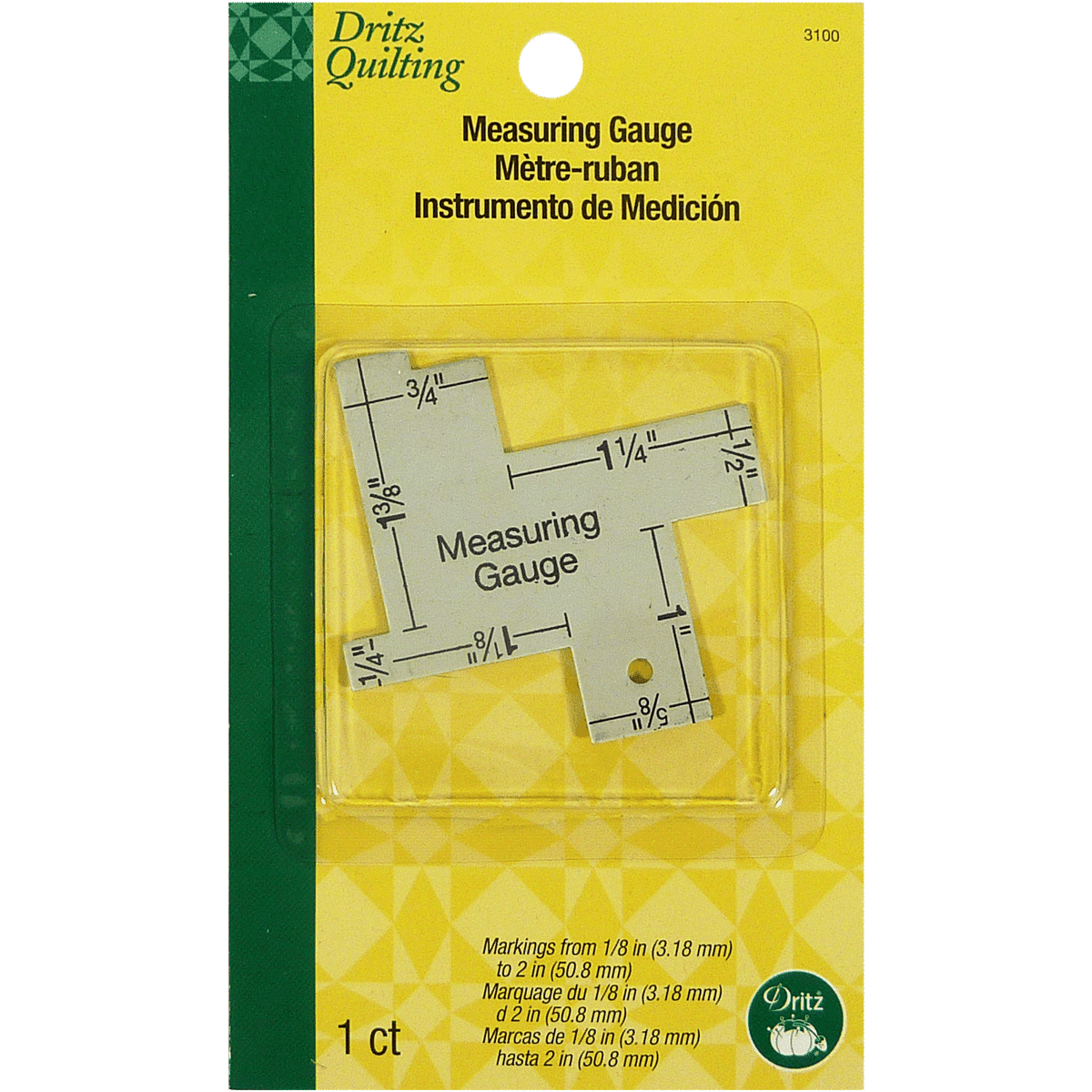 Measuring Gauge (14 in 1) – Dritz Quilting - View 1